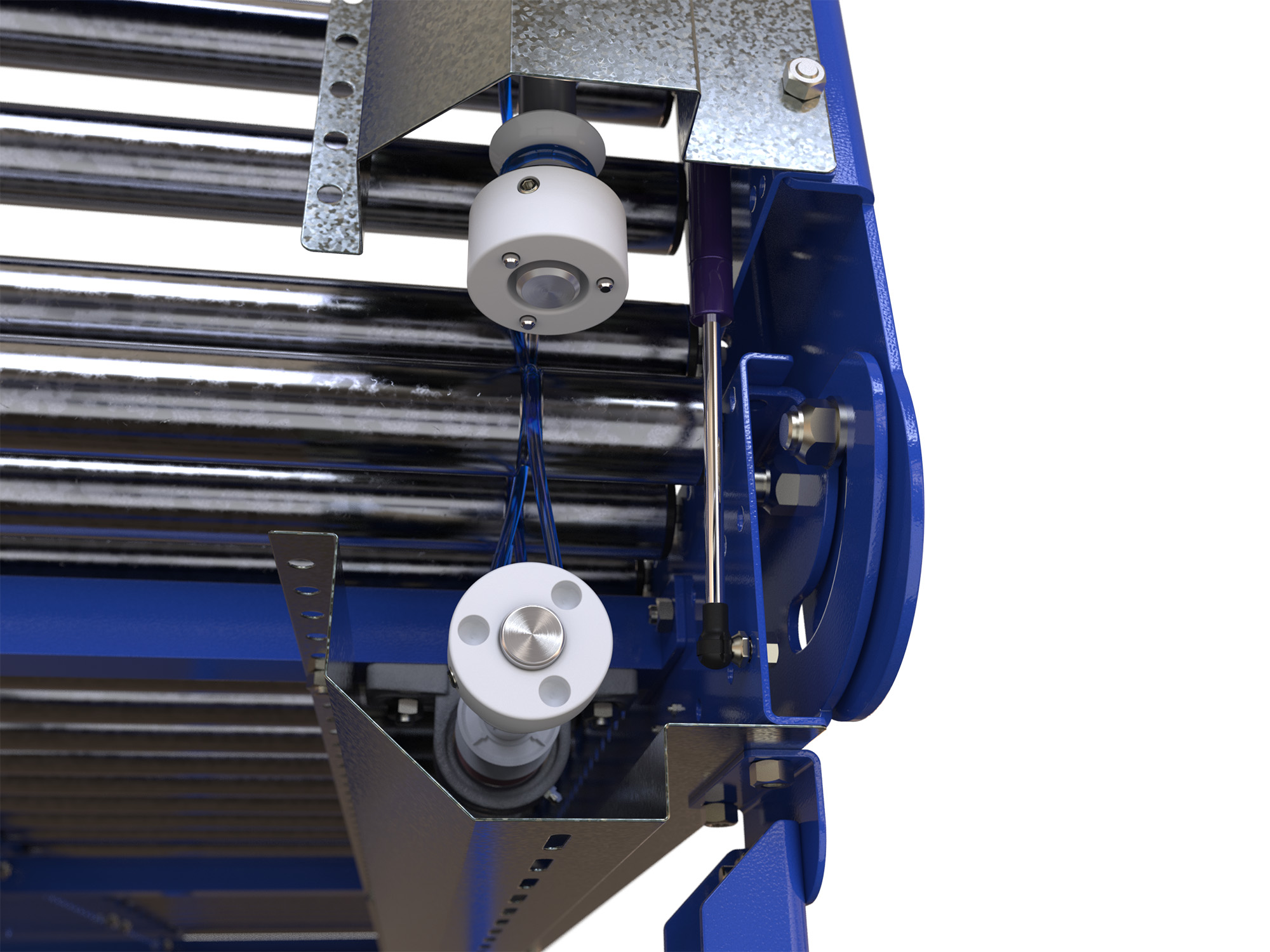 Pedestrian Lift Up Gate - Drive Clutch Dis-engaged