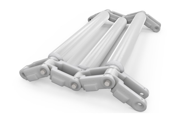 300 Chain White Acetal with Rollers
