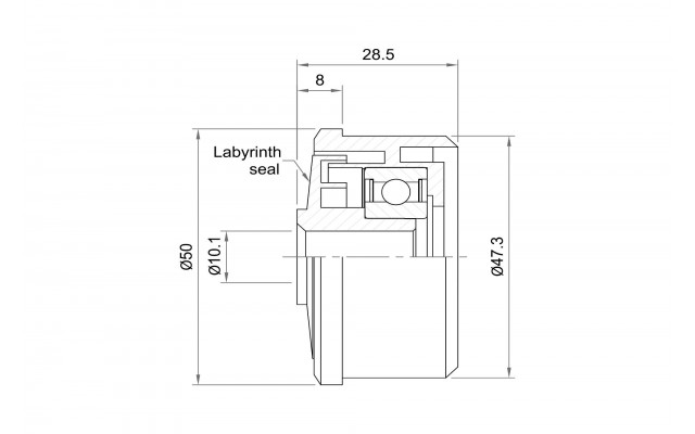 DYNO Conveyors - 507 Bearing Drawing